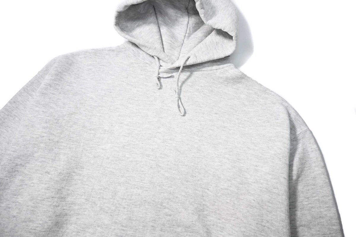 画像2: 90s Used Russell Athletic Blank Sweat Hoodie Ash made in USA (2)