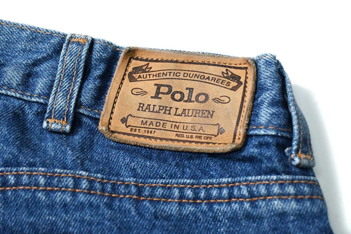 画像5: Used Polo Ralph Lauren Denim Pants made in USA ラルフローレン (5)