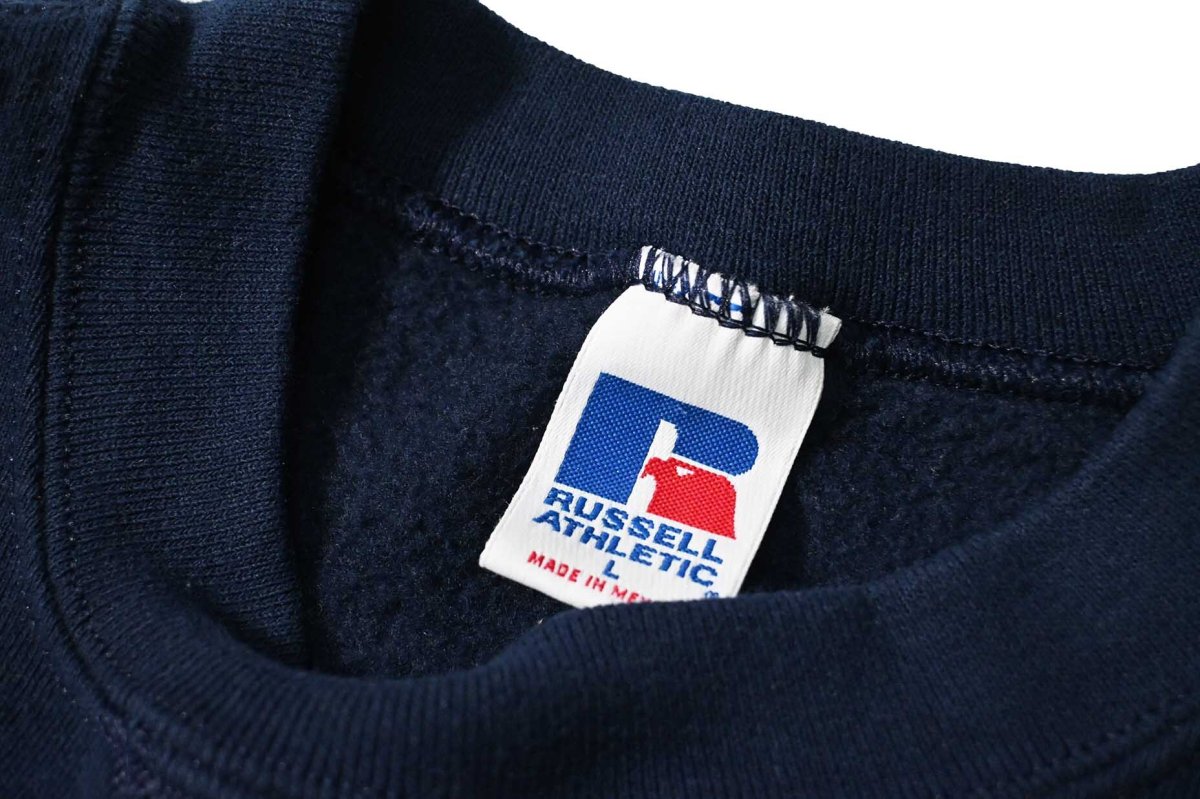 画像4: 90s Used Russell Athletic Blank Sweat Shirt Navy (4)