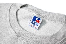 画像4: 90s Used Russell Athletic Blank Sweat Shirt Ash made in USA  (4)