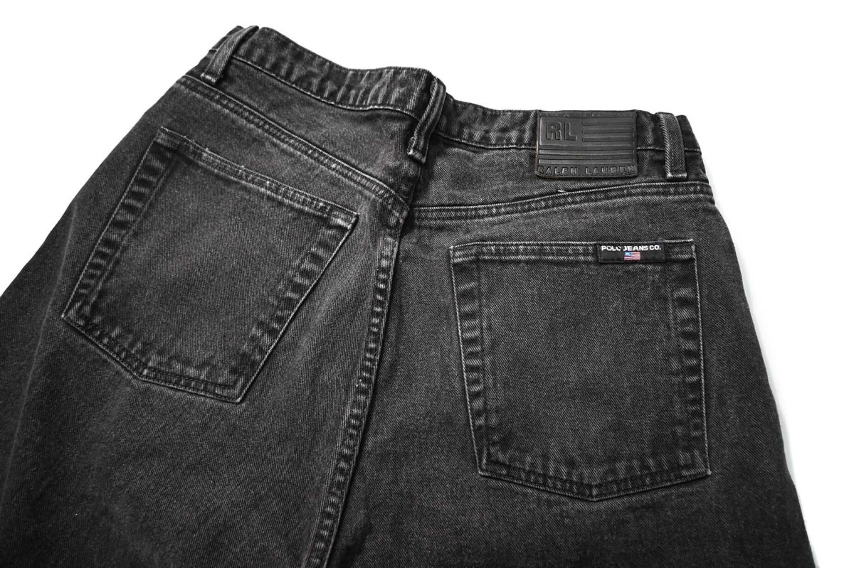 画像4: Used Polo Jeans Co. Ralph Lauren Denim Pants Black ラルフローレン (4)