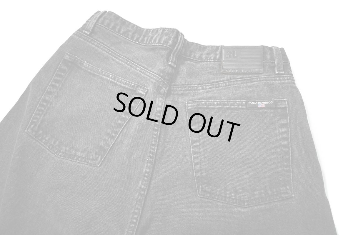 画像4: Used Polo Jeans Co. Ralph Lauren Denim Pants Black ラルフローレン (4)