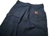 画像4: Used Carhartt B151 Canvas Utility Work Pants Navy カーハート (4)