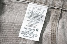 画像6: 11' Used Carhartt Duck Carpenter Pants Mushroom カーハート (6)