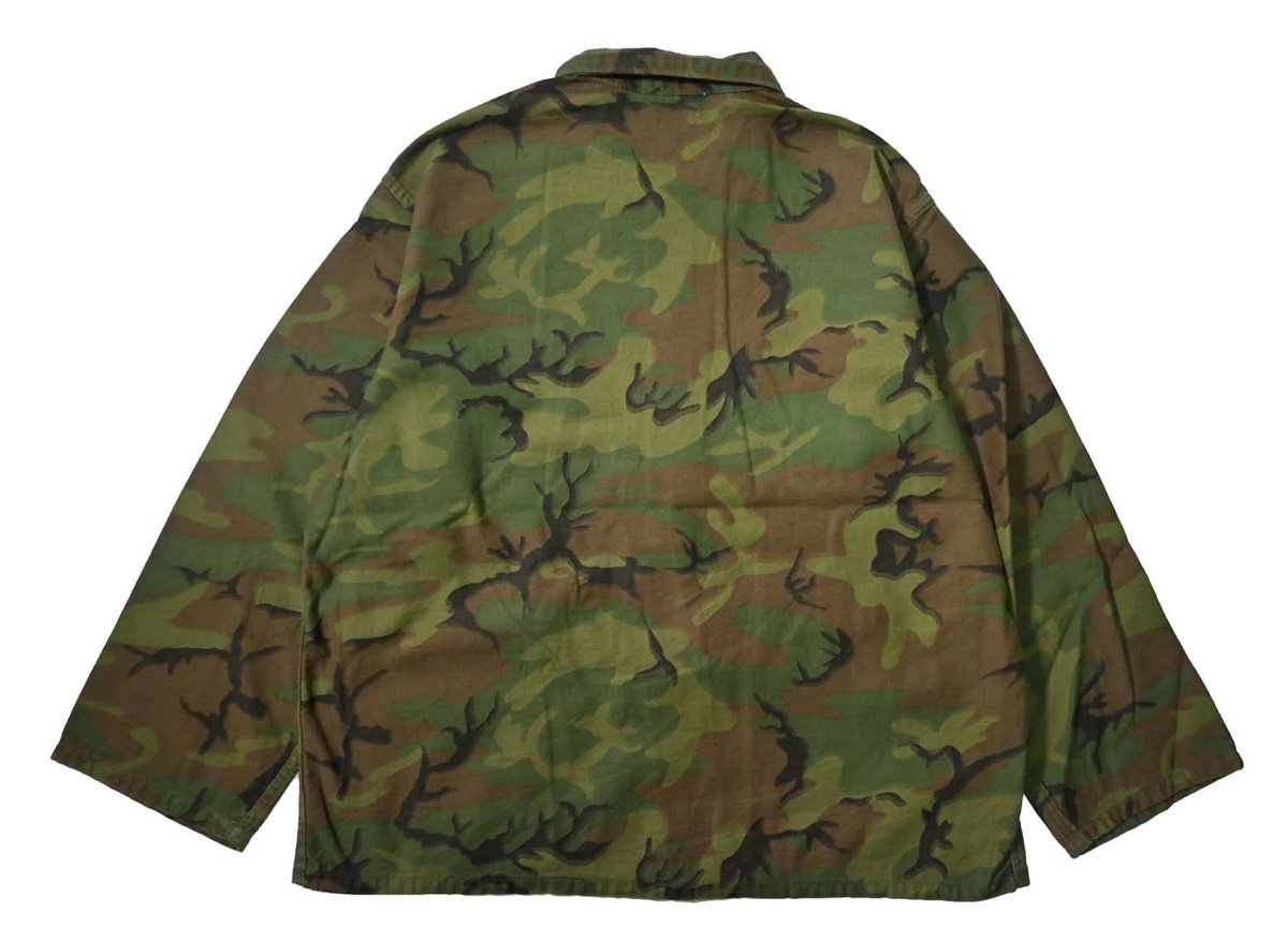 画像2: 60-70s Used KAMO Civilian Leaf Camo Cotton Hunting Jacket made in USA (2)