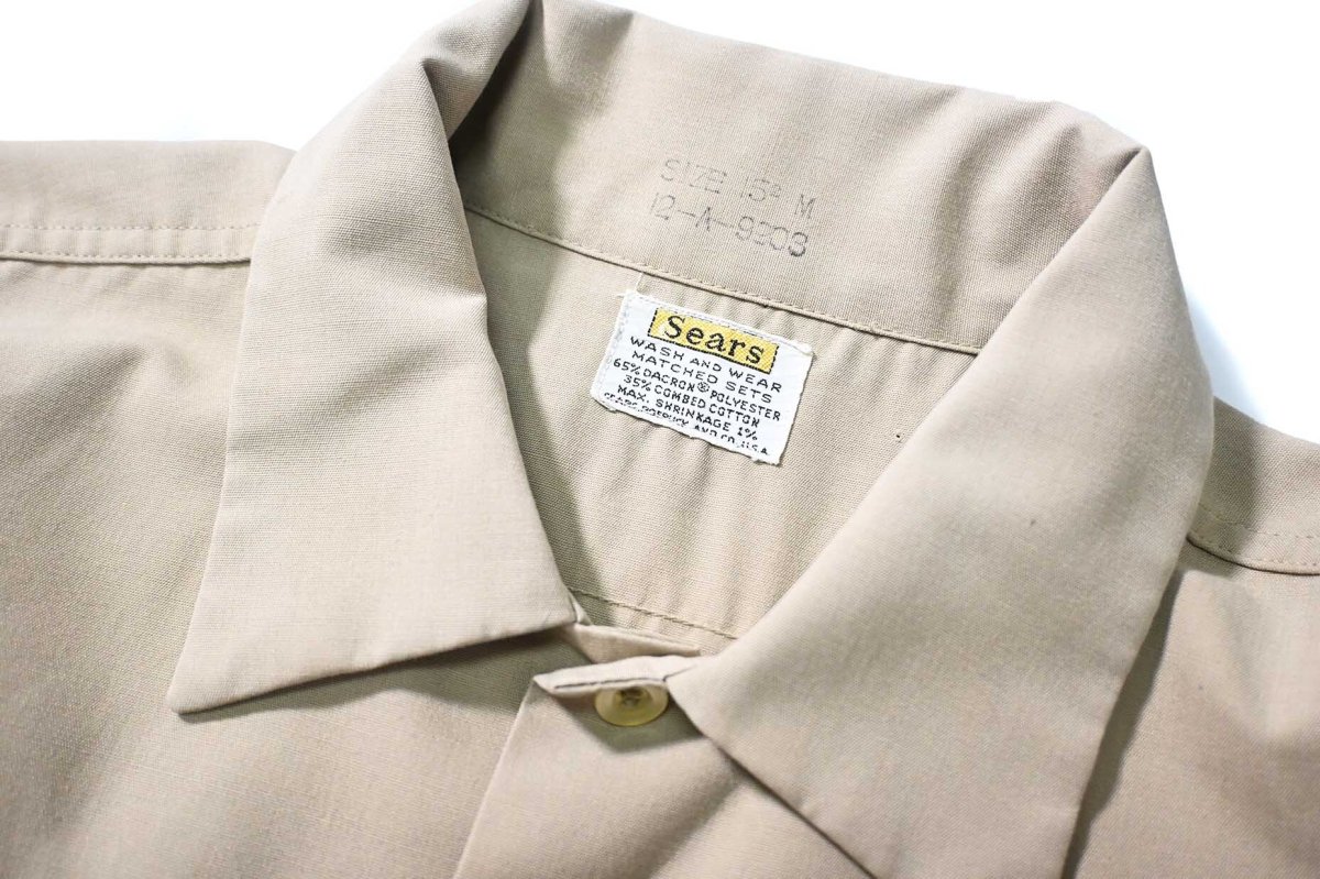 画像6: 60s Used Sears Embroidered Work Shirt (6)