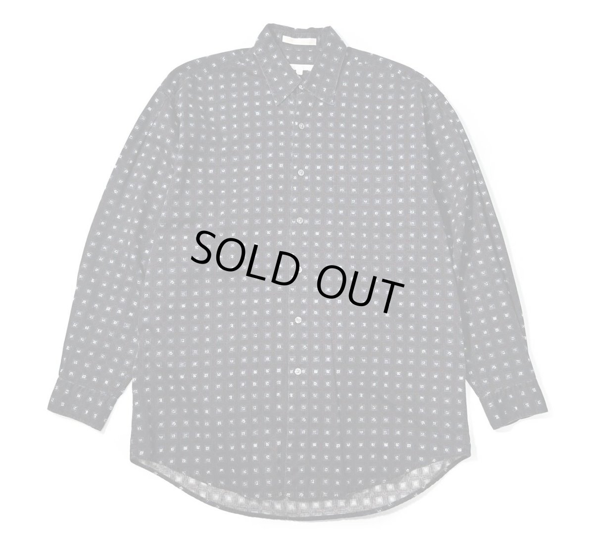 画像1: 90s Used Perry Ellis Cotton Long Sleeve Shirt (1)