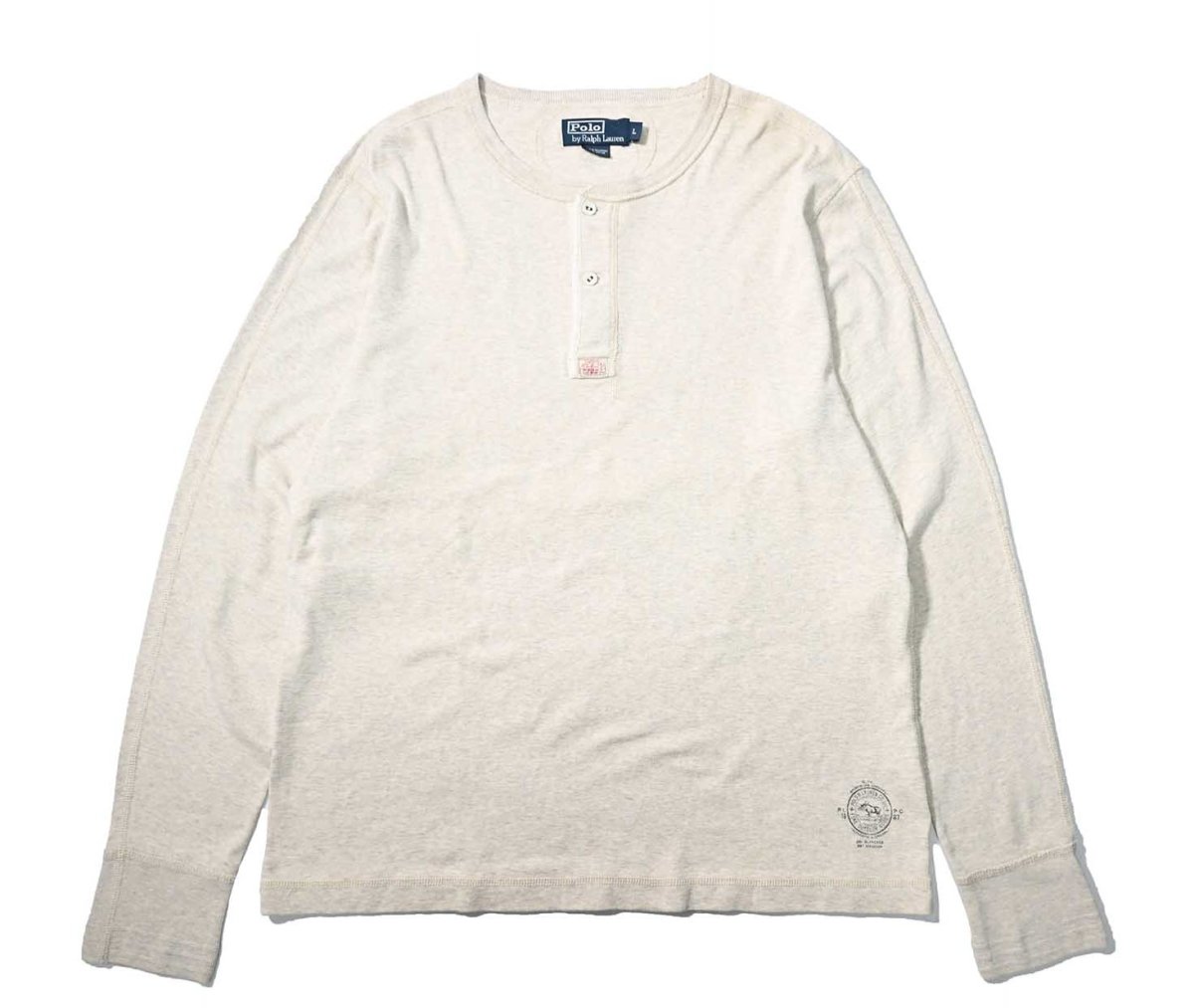 画像1: 90-00s Deadstock Polo Ralph Lauren Henley Thermal (1)
