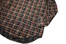 画像3: 90s Used Perry Ellis Silk Long Sleeve Shirt (3)