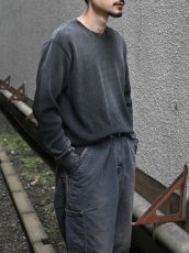 画像7: MOOJI MOOJI US Waffle Thermal Shirt Aged Black (7)