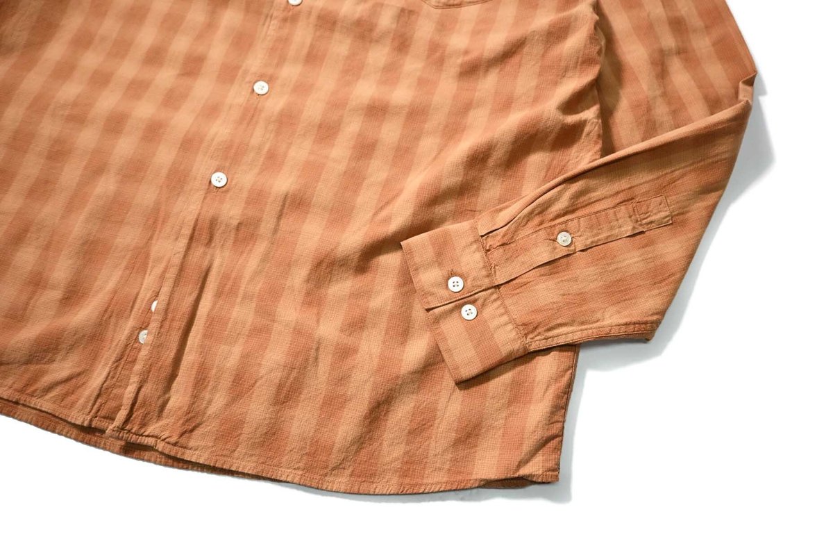 画像3: 90s Used Perry Ellis Cotton/Rayon Long Sleeve Shirt (3)