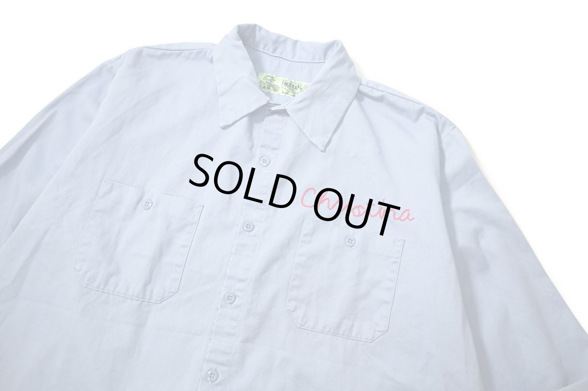 画像2: Used Red Kap Embroidered Work Shirt (2)