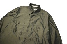 画像2: 90s Used Perry Ellis Cotton/Nylon Long Sleeve Shirt (2)