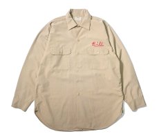 画像1: 60s Used Sears Embroidered Work Shirt (1)