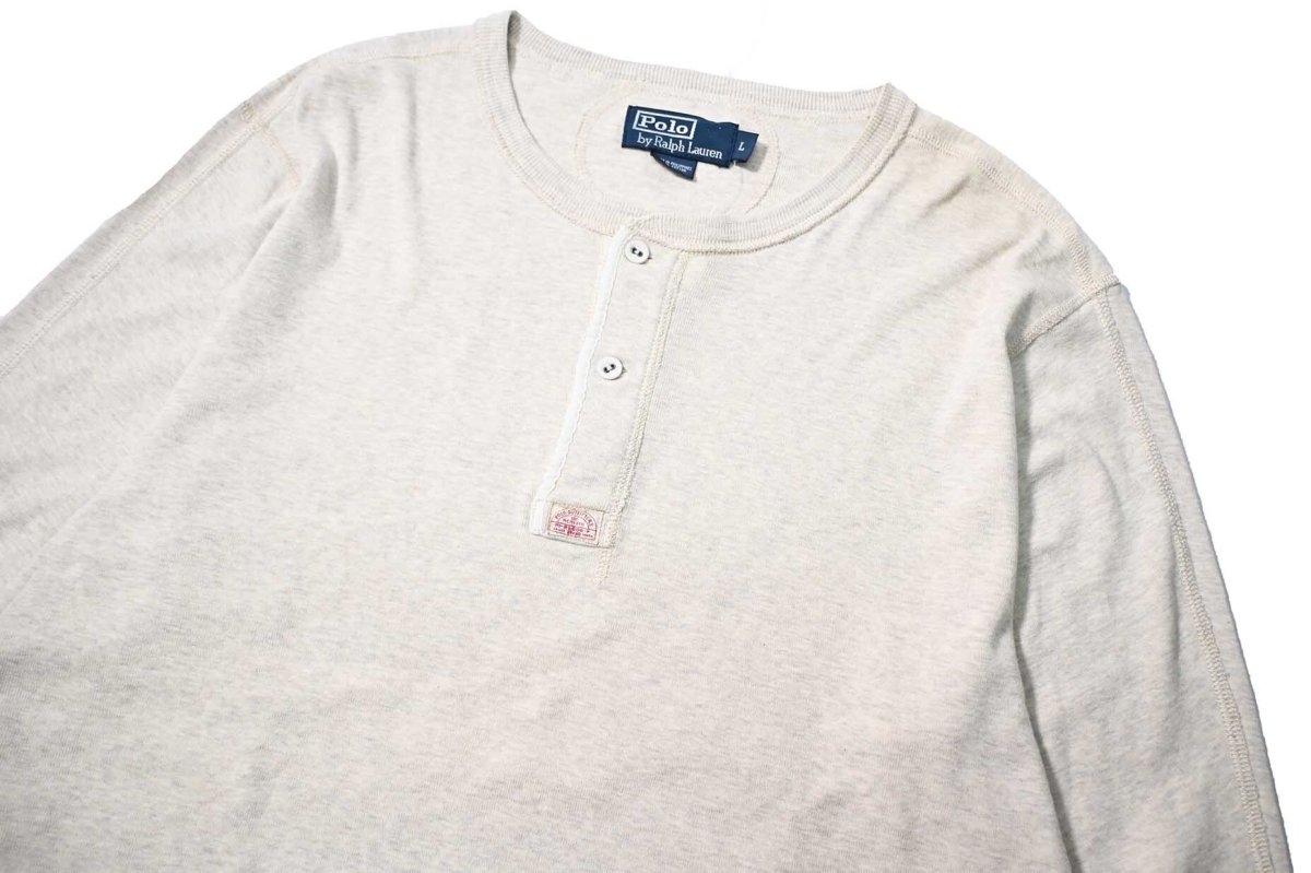 画像2: 90-00s Deadstock Polo Ralph Lauren Henley Thermal (2)