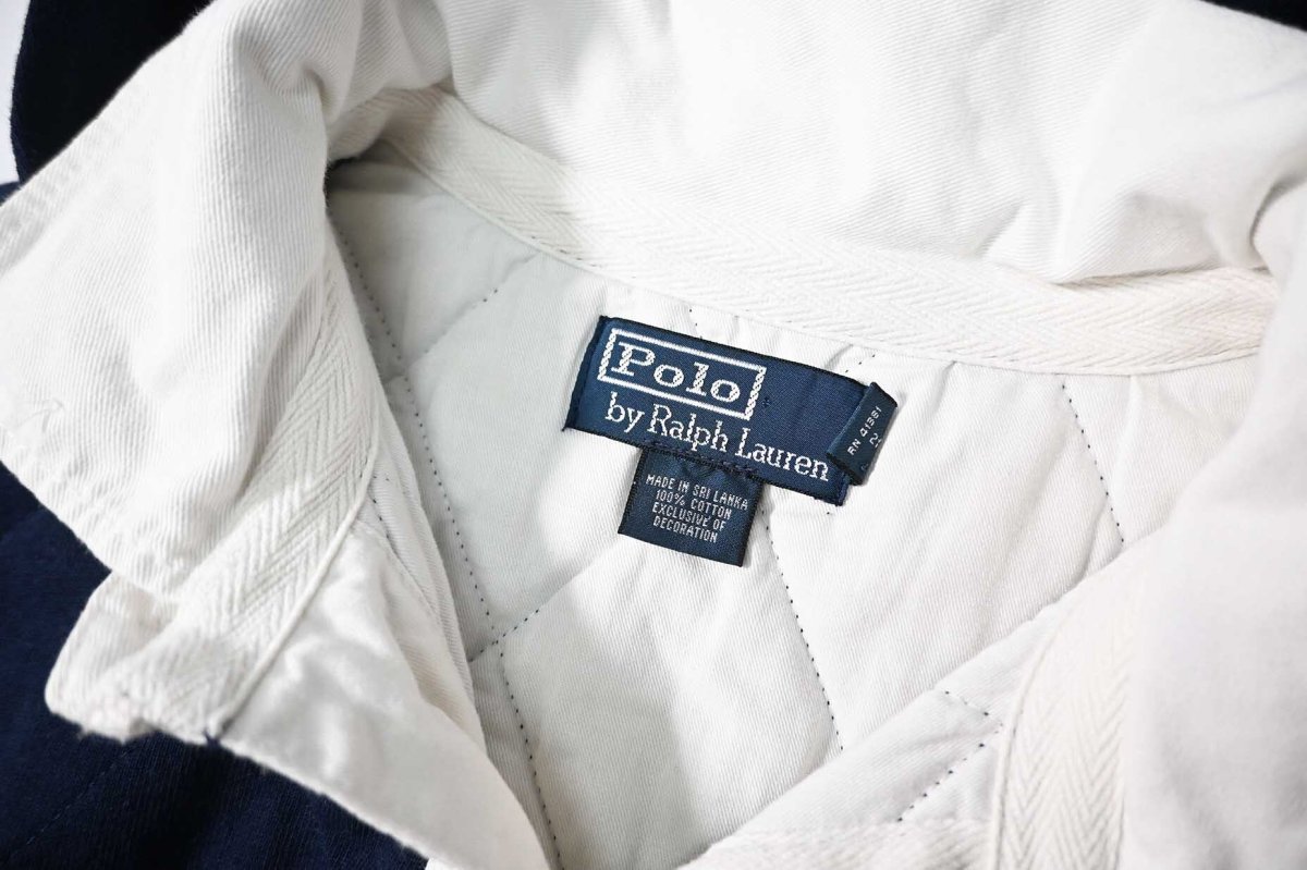 画像4: 90-00s Used Polo Ralph Lauren Hooded Rugby Shirt (4)