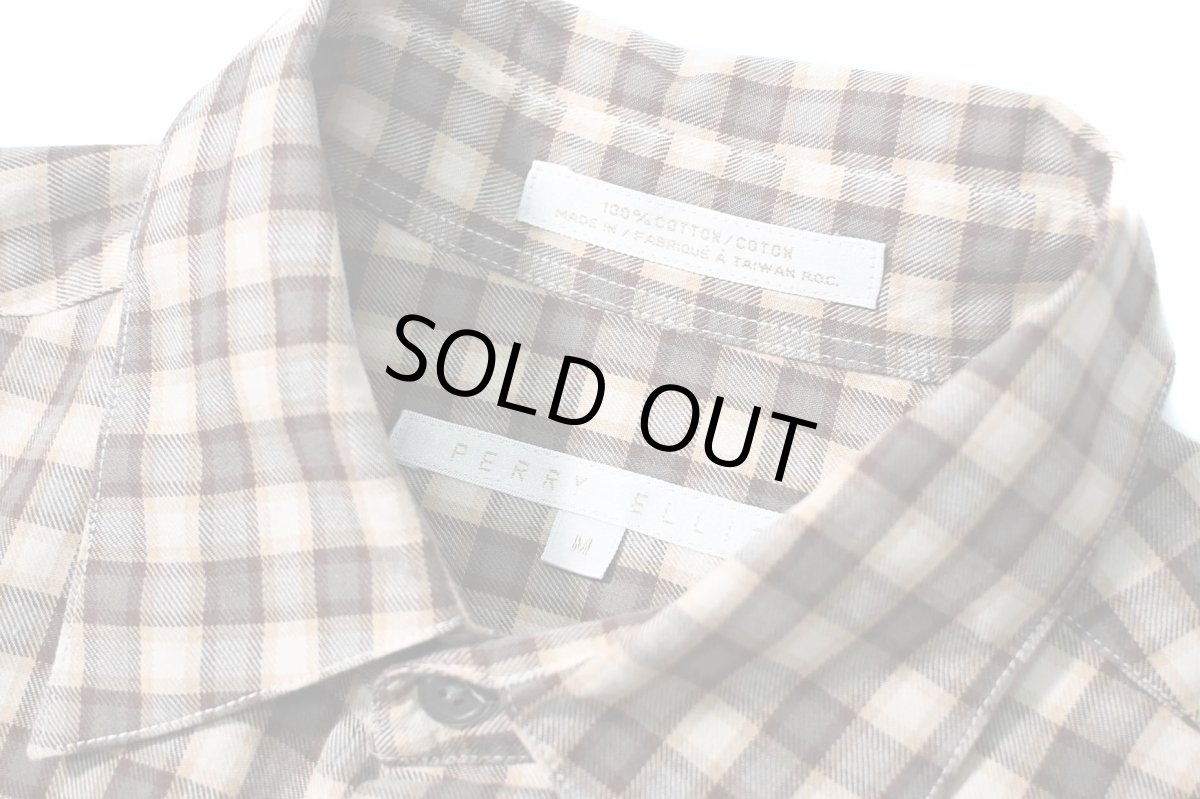 画像4: 90s Used Perry Ellis Cotton Long Sleeve Shirt (4)