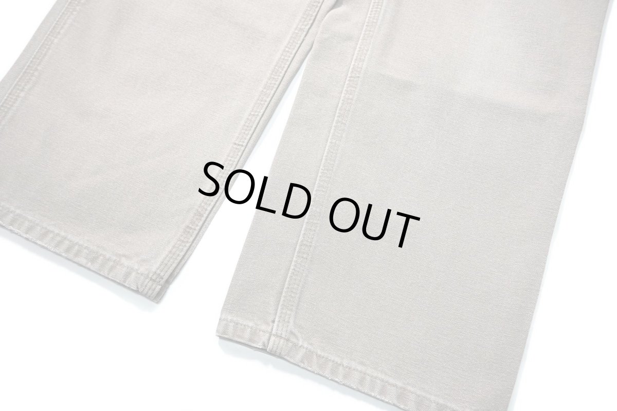 画像3: 11' Used Carhartt Duck Carpenter Pants Mushroom カーハート (3)