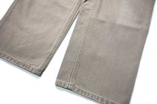 画像3: 11' Used Carhartt Duck Carpenter Pants Mushroom カーハート (3)