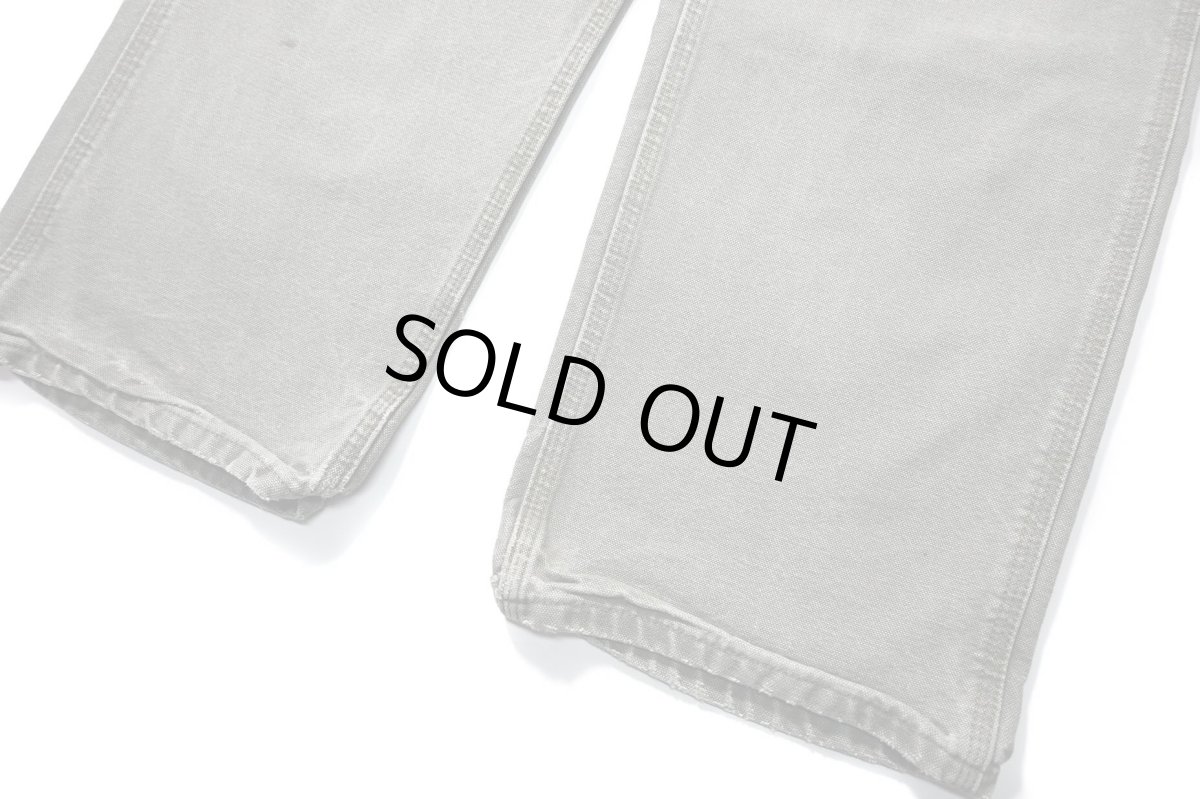 画像3: 19' Used Carhartt Duck Carpenter Pants Moss カーハート (3)