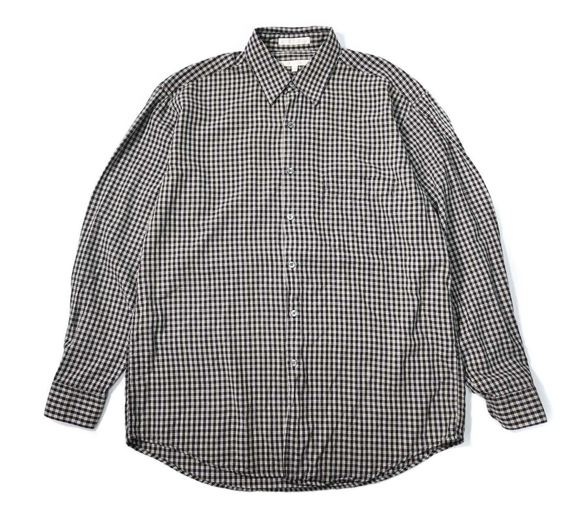 画像1: 90s Used Perry Ellis Cotton Long Sleeve Shirt (1)