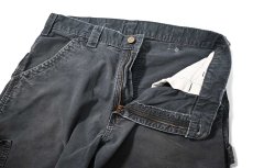 画像5: 00s Used Carhartt B151 Canvas Utility Work Pants Blue Black カーハート (5)