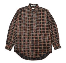 画像1: 90s Used Perry Ellis Silk Long Sleeve Shirt (1)