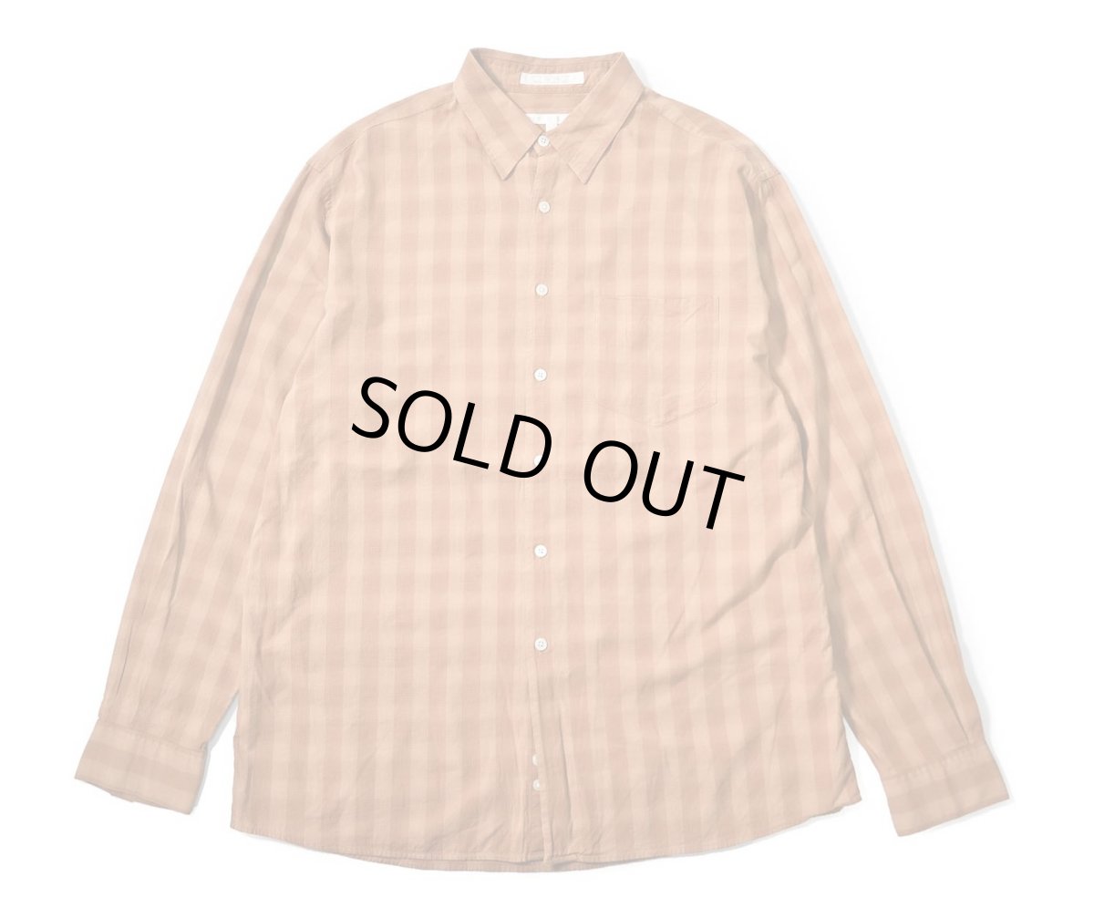 画像1: 90s Used Perry Ellis Cotton/Rayon Long Sleeve Shirt (1)