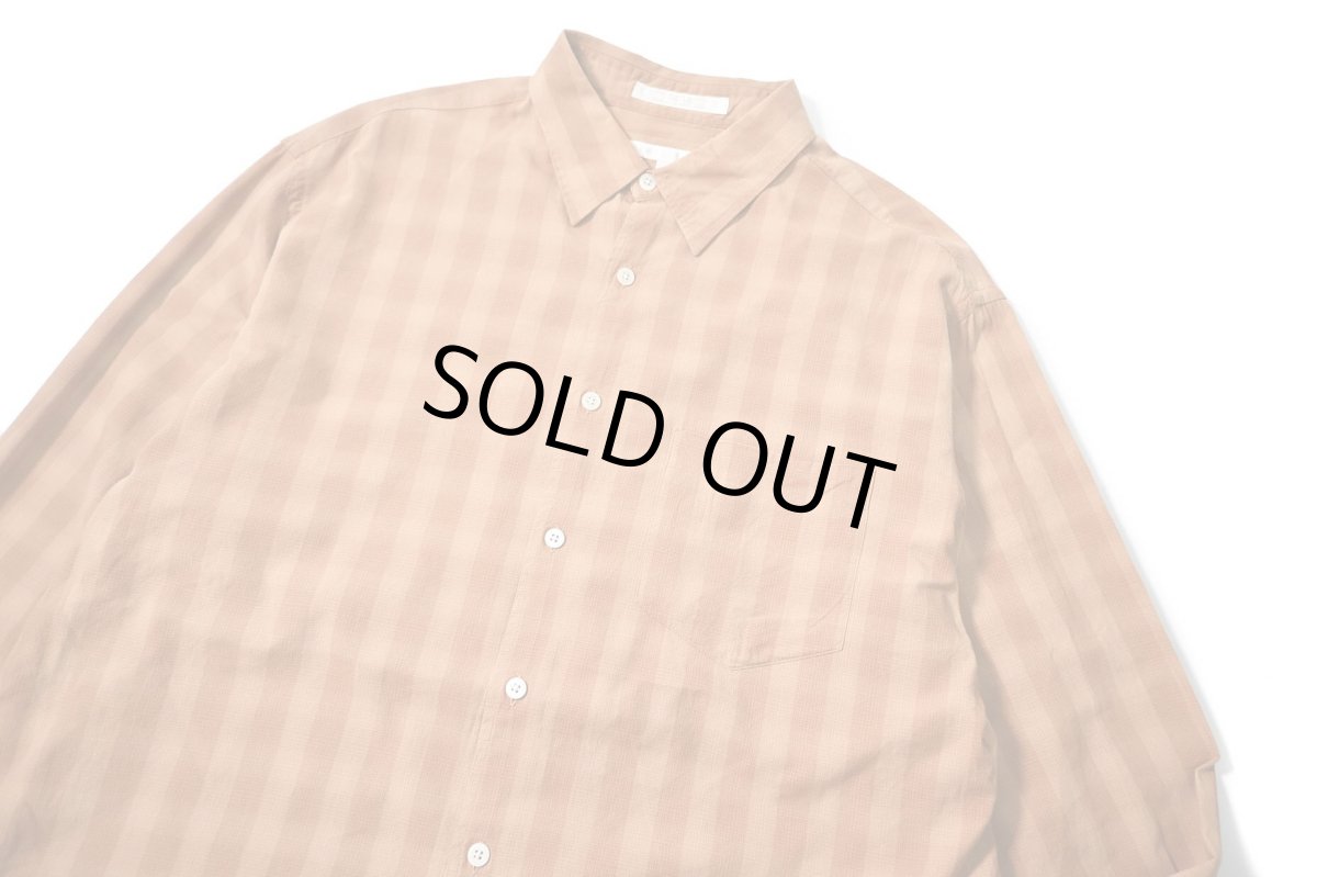 画像2: 90s Used Perry Ellis Cotton/Rayon Long Sleeve Shirt (2)
