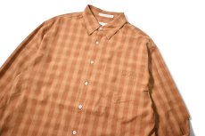 画像2: 90s Used Perry Ellis Cotton/Rayon Long Sleeve Shirt (2)