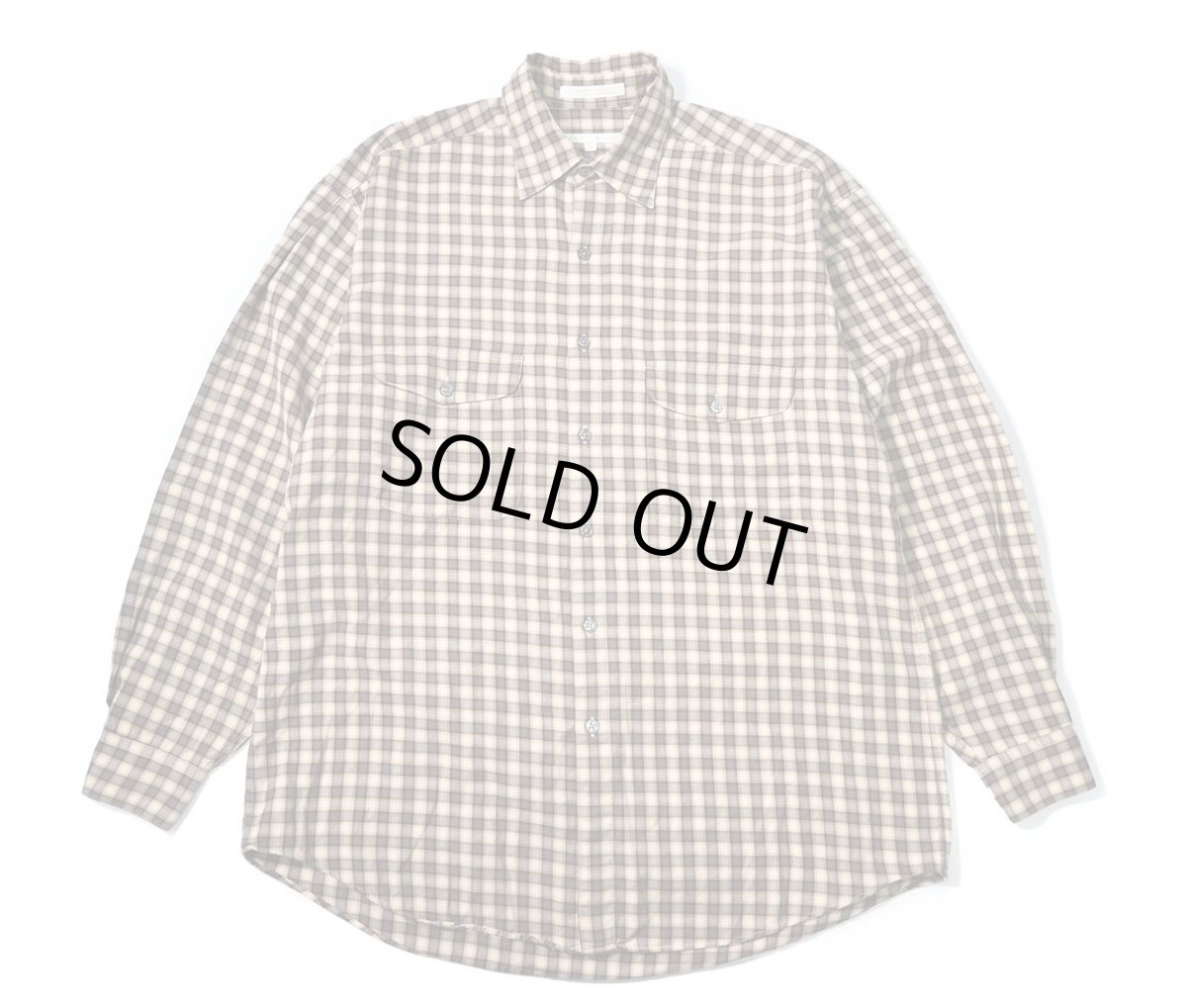 画像1: 90s Used Perry Ellis Cotton Long Sleeve Shirt (1)