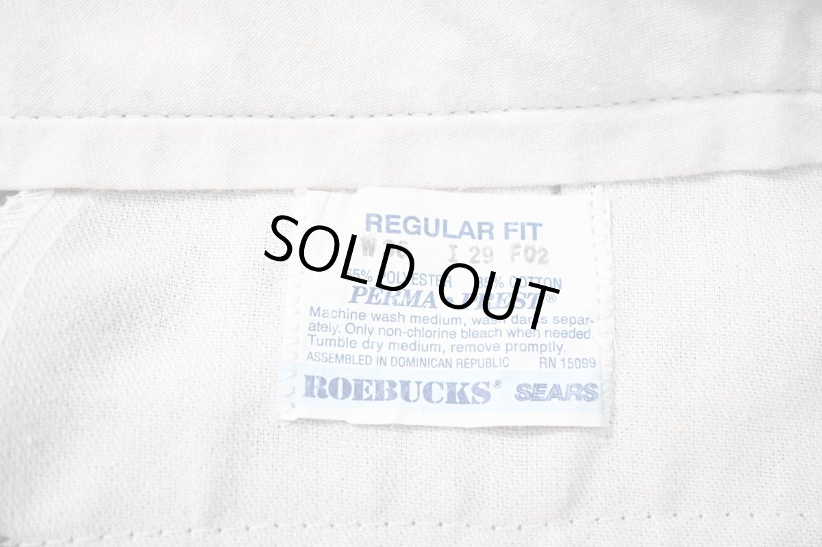 画像7: 90s Used Sears ROEBUCKS PERMA PREST Work Pants Charcoal (7)