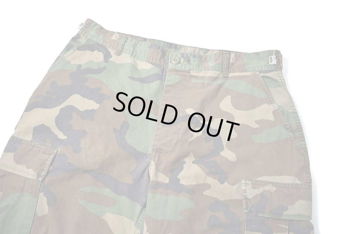 画像2: Used Us Army Customized Combat Jorts Woodland Camo (2)