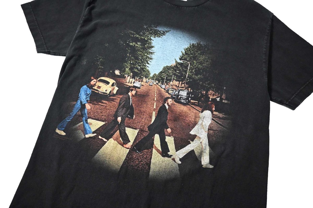 画像2: 00s Used The Beatles  Print Tee (2)