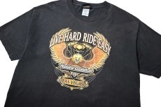 画像3: 00s Used Harley-Davidson Cafe Print Tee (3)