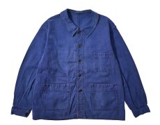 画像1: 60s Used French Cotton Twill Work Jacket (1)
