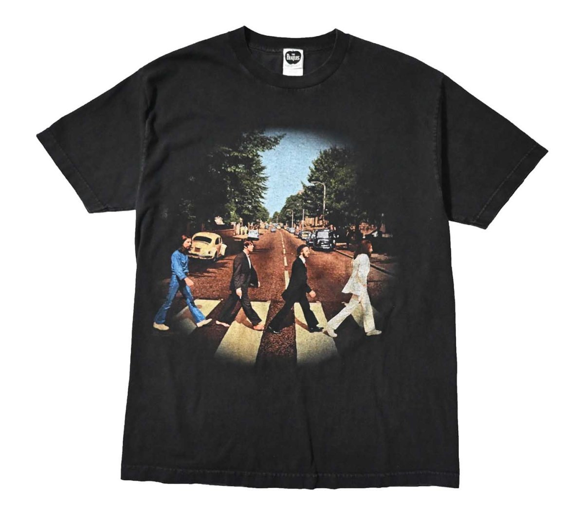 画像1: 00s Used The Beatles  Print Tee (1)