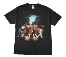 画像1: 00s Used The Beatles  Print Tee (1)