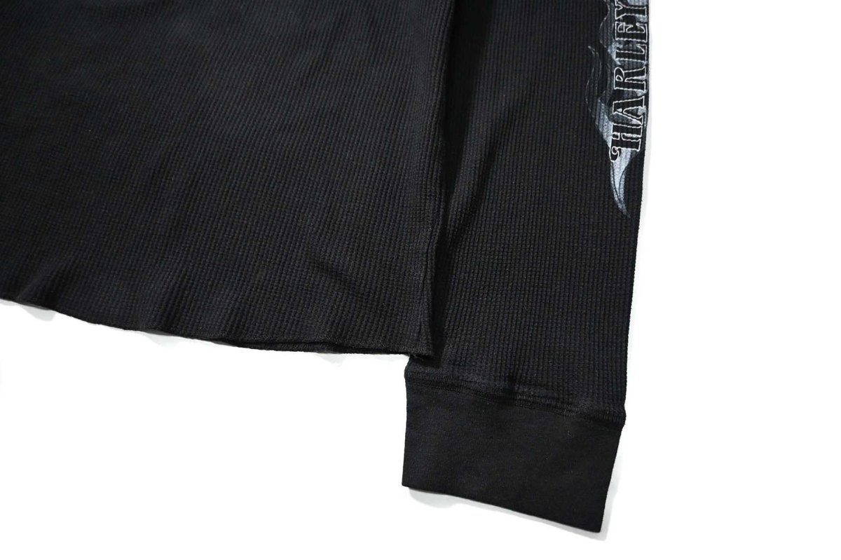画像4: 00s Used Harley-Davidson Print L/S Thermal (4)