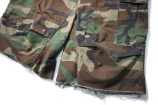 画像3: Used Us Army Customized Combat Jorts Woodland Camo (3)