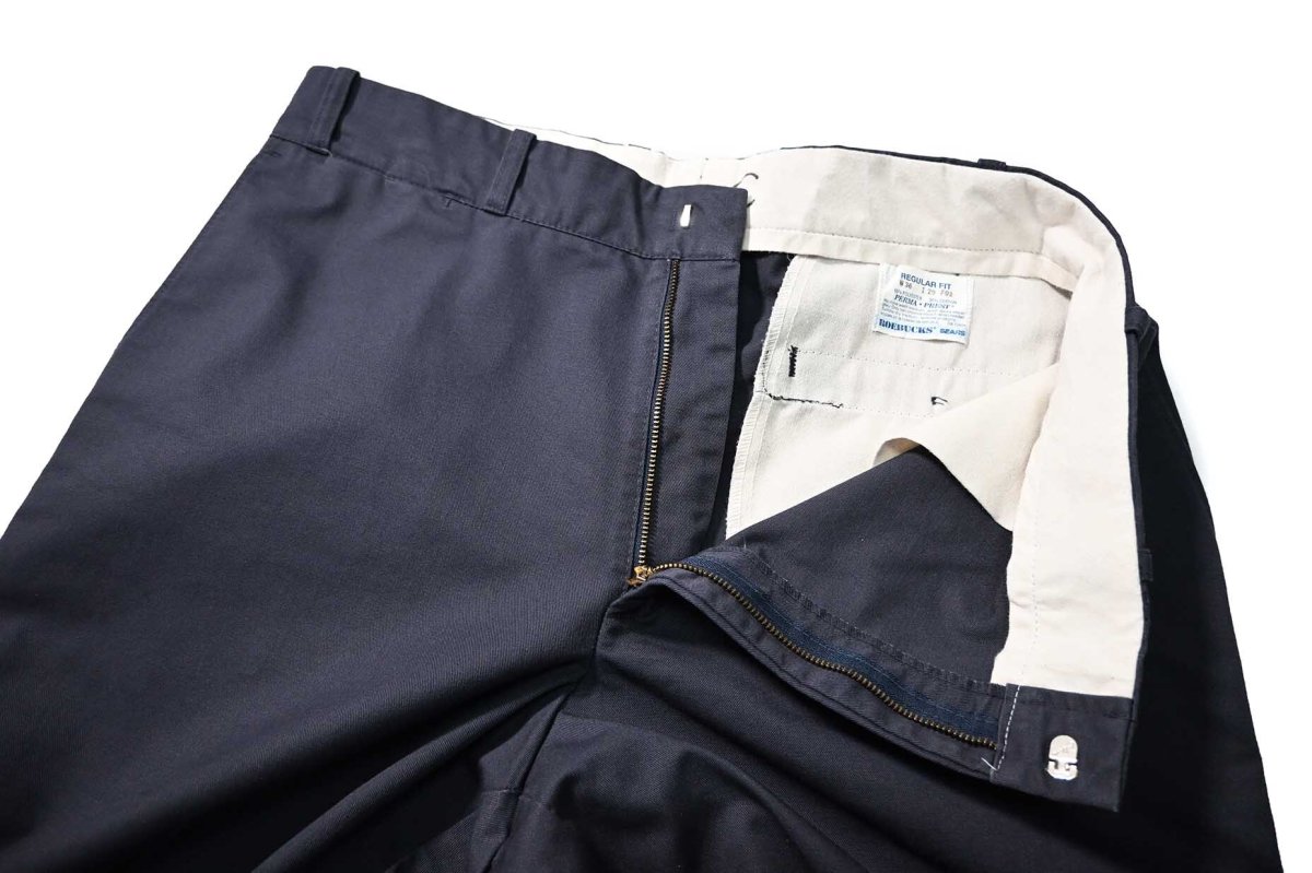 画像6: 90s Used Sears ROEBUCKS PERMA PREST Work Pants Charcoal (6)