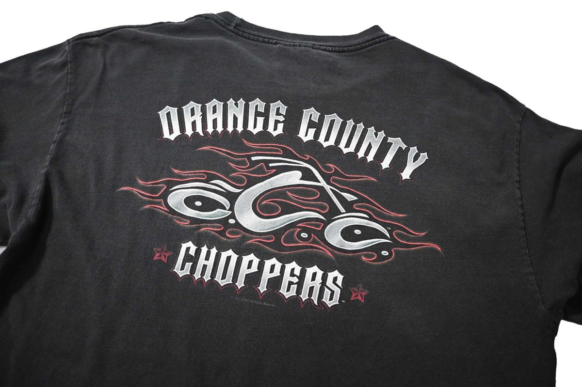 画像6: 00s Used Orange County Choppers L/S Print Tee made in USA (6)