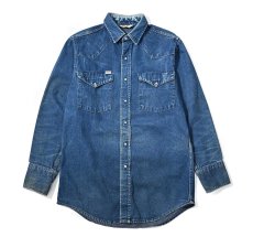 画像1: 80-90s Used Carhartt Denim Western Shirt (1)