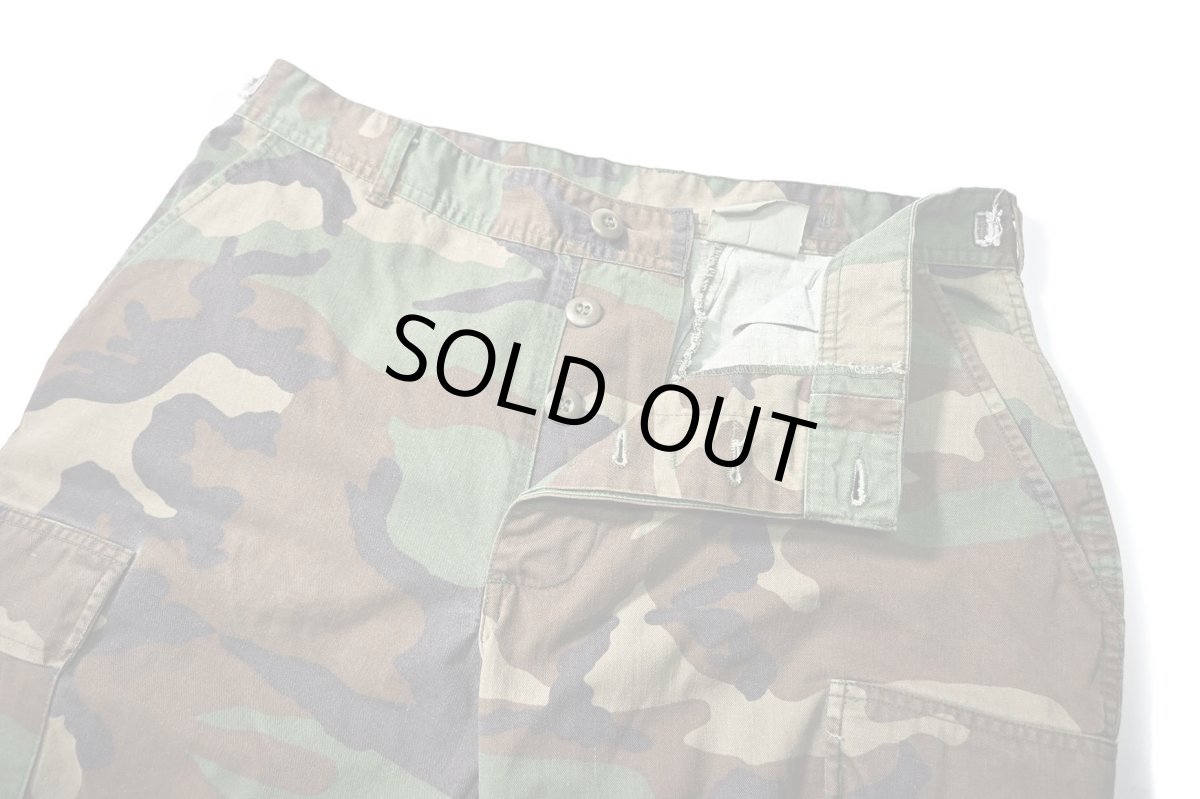 画像6: Used Us Army Customized Combat Jorts Woodland Camo (6)