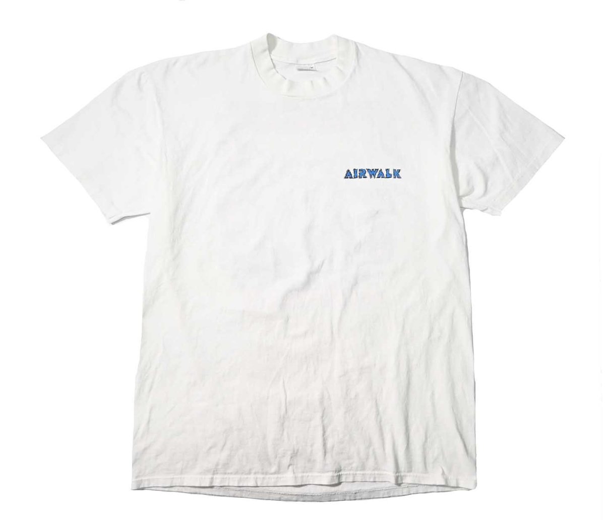 画像1: 90s Used Airwark Print Tee made in USA (1)
