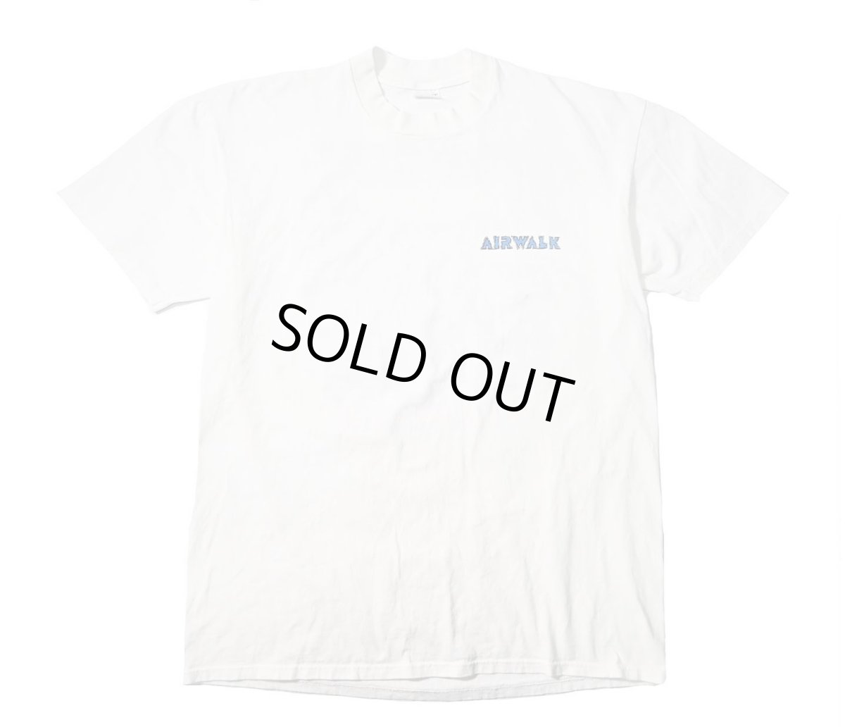 画像1: 90s Used Airwark Print Tee made in USA (1)