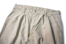 画像2: 80s Used Woolrich Pleated Trouser made in USA (2)