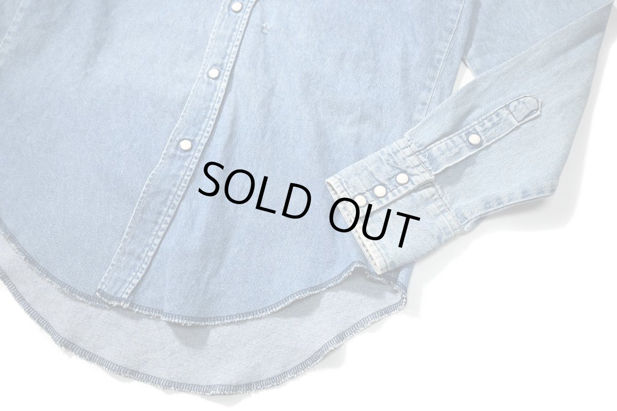画像3: 80s Used Wrangler Denim Western Shirt made in USA (3)