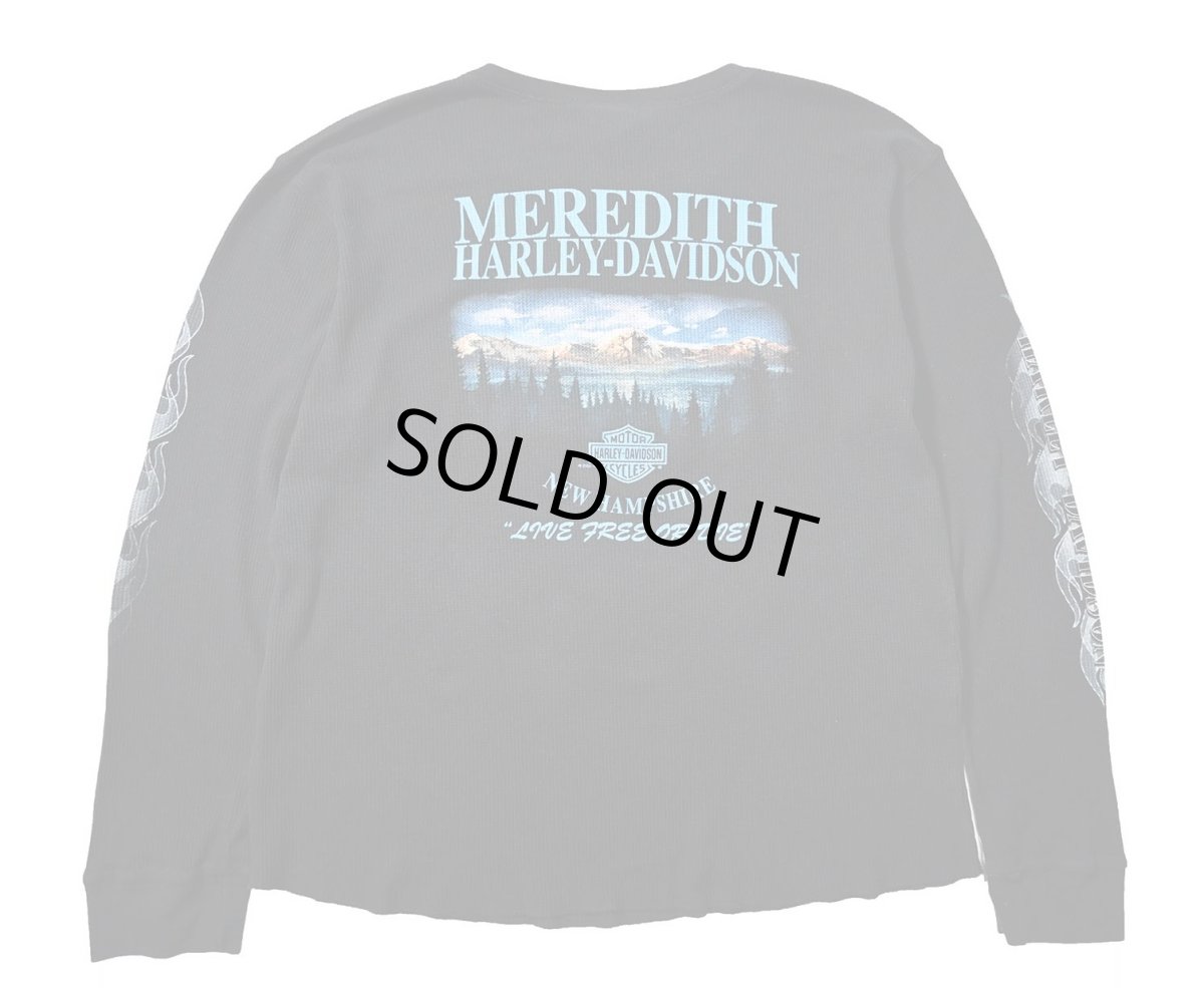 画像2: 00s Used Harley-Davidson Print L/S Thermal (2)