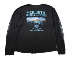 画像2: 00s Used Harley-Davidson Print L/S Thermal (2)